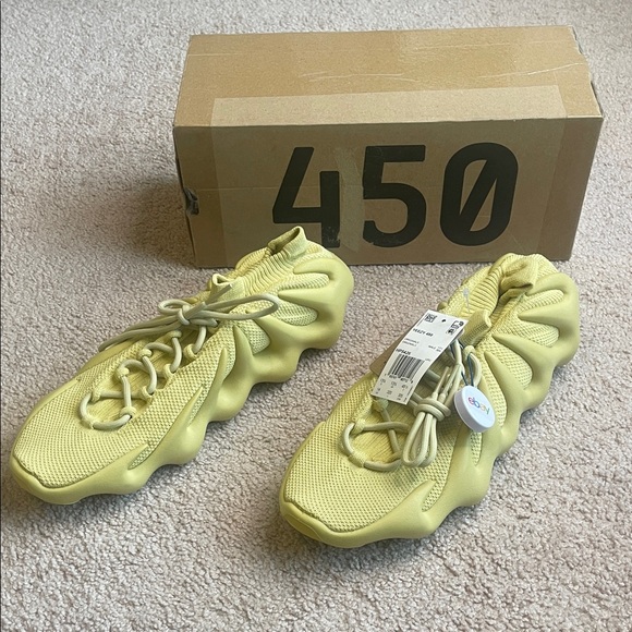 Yeezy 450 Sulfur Sneakers - Picture 2 of 9